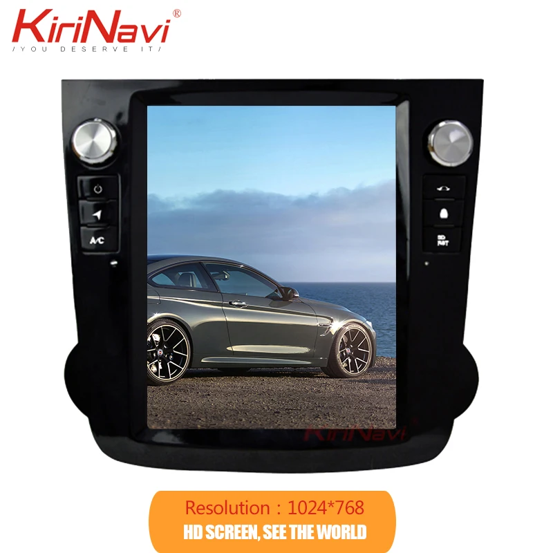 KiriNavi Telsa стиль вертикальный экран 10,4 ''Android 7,1 автомобильный Dvd мультимедийный плеер для Honda CR-V радио Automotivo 2006-2011