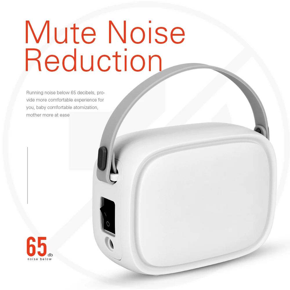 Небулайзер OLIECO с компрессором портативный ручной ингалятор для дома детей