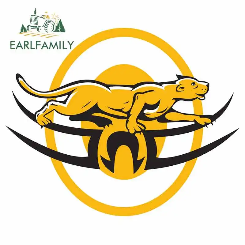 EARLFAMILY 13 см x 10 5 для пумы Горный Лев пригнутая тонкая Наклейка виниловая