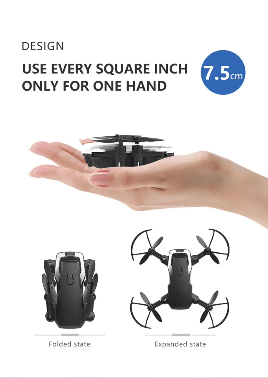 Складной мини-Дрон K1 WiFi FPV HD камера 0.3MP 2.0MP 5.0MP 4K Высота удержания воздушная видео 3D переворачивает RC Квадрокоптер детская игрушка