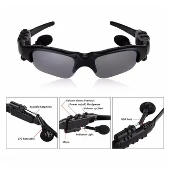 

Men Outdoor glasses Bluetooth sunglasses wireless headphones sports listening to songs hands-free wireless Bluetooth headset