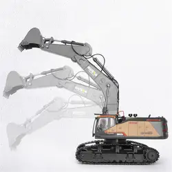 US/CA/EU/AU/MEXICO STOCKS Huina 1592  1:14 Scale 22 Channels 2.4GHz Latest RC Excavator for over 8 Year Old