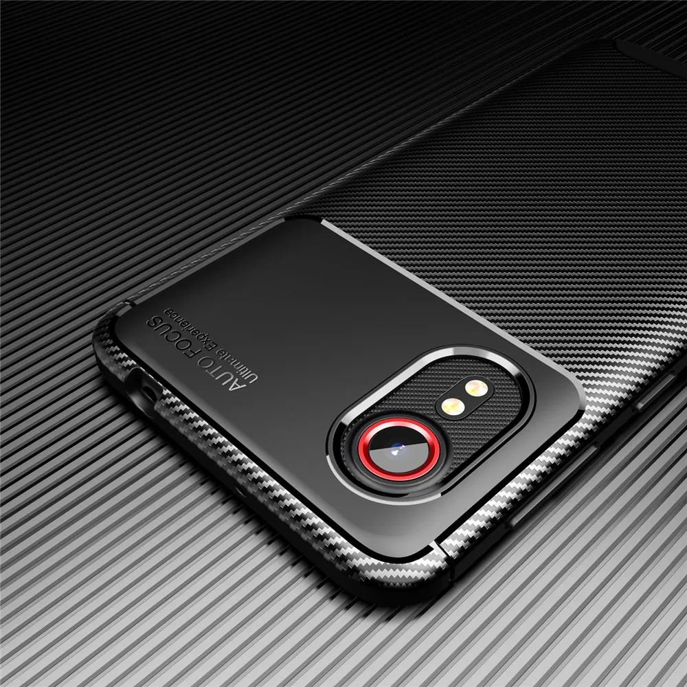 Carbon Fiber Texture Shockproof Case for Samsung Galaxy XCover 5 (5.3)
