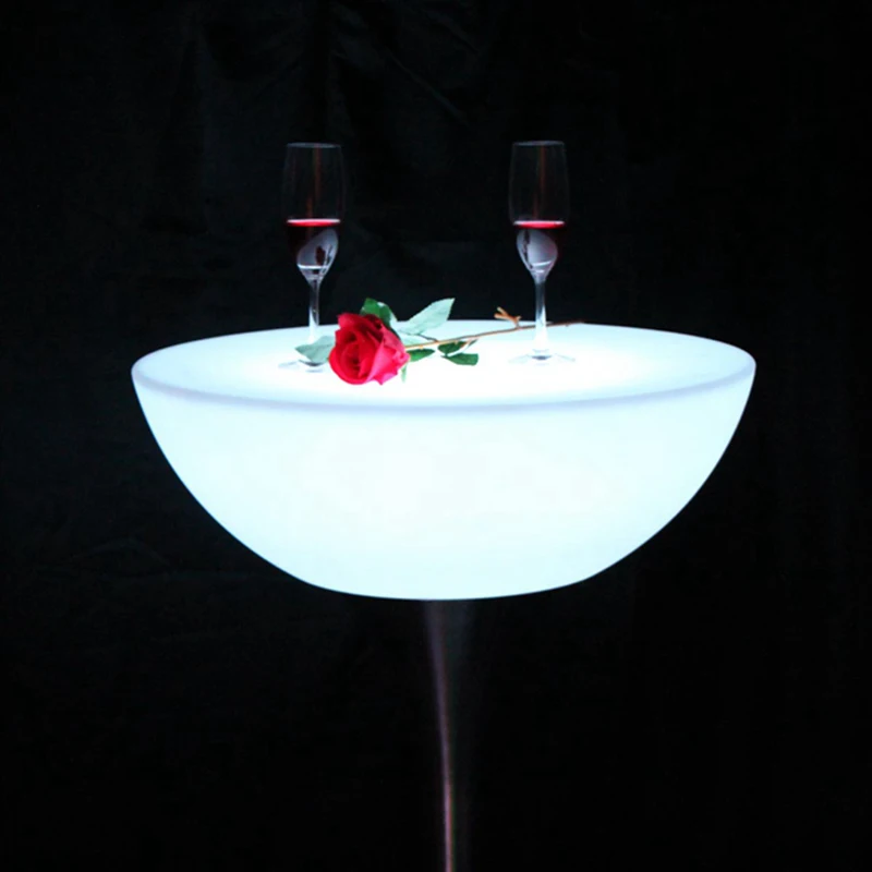 Led Table Bar Furniture 16 color Changing Lighting Bar Table For Party Event SK-LF20 (D66*H110cm) Sample only Free Shipping