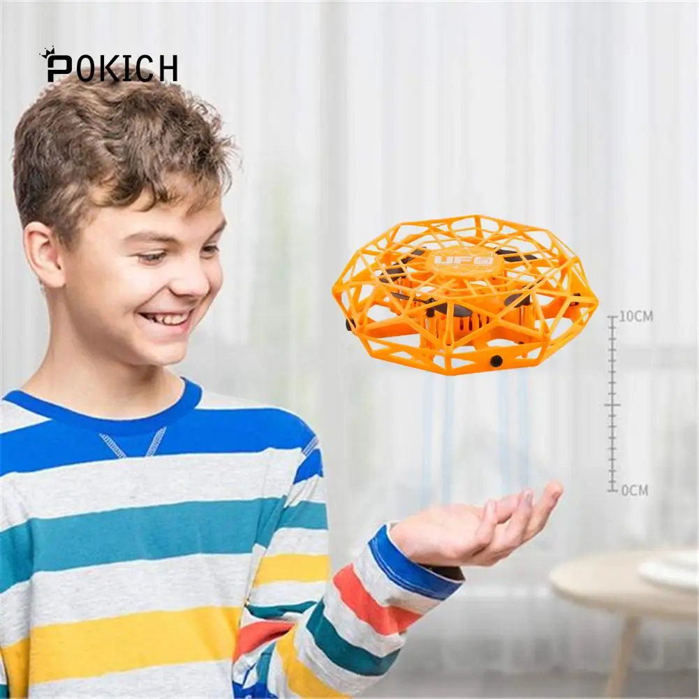 Мини индукционный вертолет UFO RC Дрон вращающийся на 360 ° умный Мини UFO Дрон для детей игрушки лучший для детей день рождения Рождество Gfit