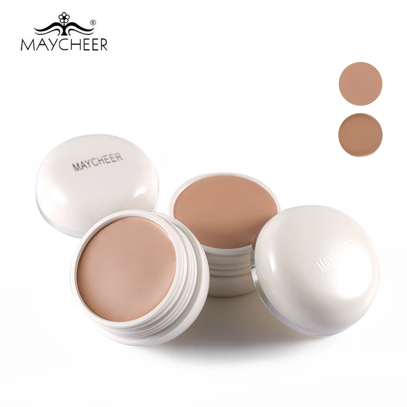 

MAYCHEER Brand Makeup Concealer Cream Hide Blemish Dark Circle Scars Acne Perfect Cover Make Up Face Foundation Cream SPF 30