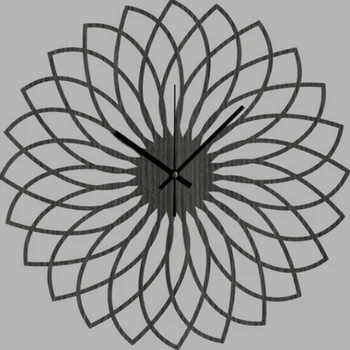 

Gray Silent Wall Clock Vintage Retro Modern Design Simple Wood Grain Wall Clocks Bedroom Home Decor Hanging Watch timer