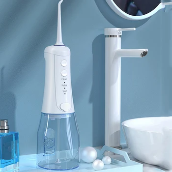 

Portable Electric Tooth Punch Hand - Held Tooth Cleaner Home Dental Instrument Waterproof Electric Jet Teeth Cleaning Machine