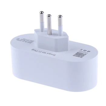 

1pc Brazil Smart WIFI Socket BR Plug Wireless Outlet Tuya Smart Timing Plug