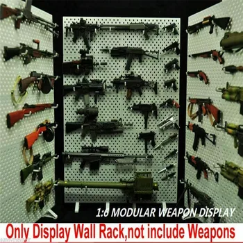 

1:6 Scale Weapons Display Wall Modular Gun Rack Weapons Not Included F 12'' Toys