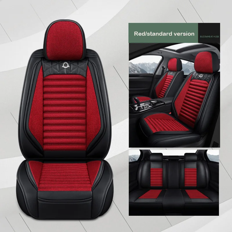 RED Универсальный чехол для сиденья автомобиля kia ceed rio3 4 Cerato Sportage sorento picanto carens carnival opirus автомобильные чехлы - Название цвета: RED