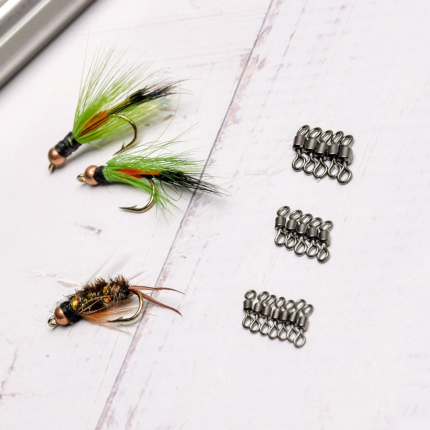 fly fishing micro swivels