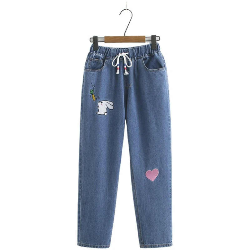 Cotton jeans pants for ladies Clearance