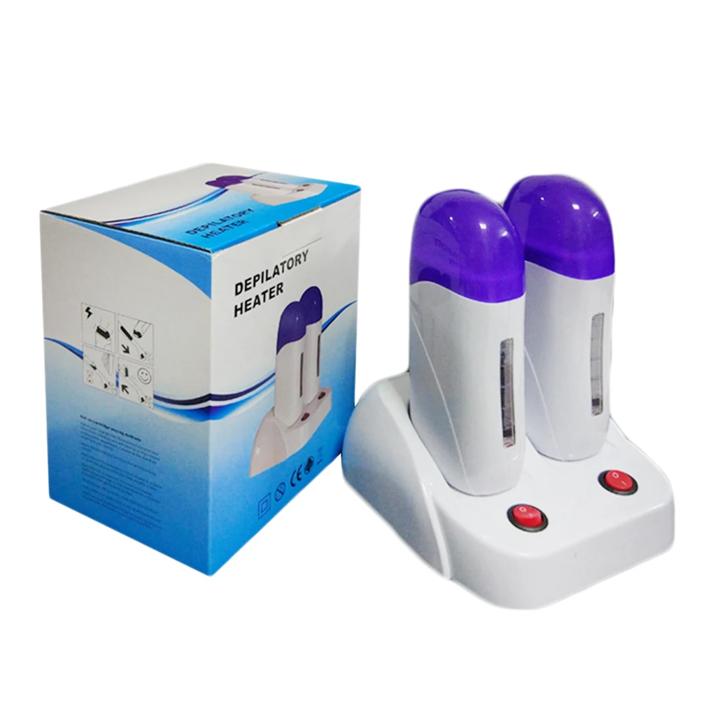 

1 Set Wax Heater Cartridge Electric Rolling Cartridge Double Depilatory Heater Professional Body Hair Removal Wax Machine