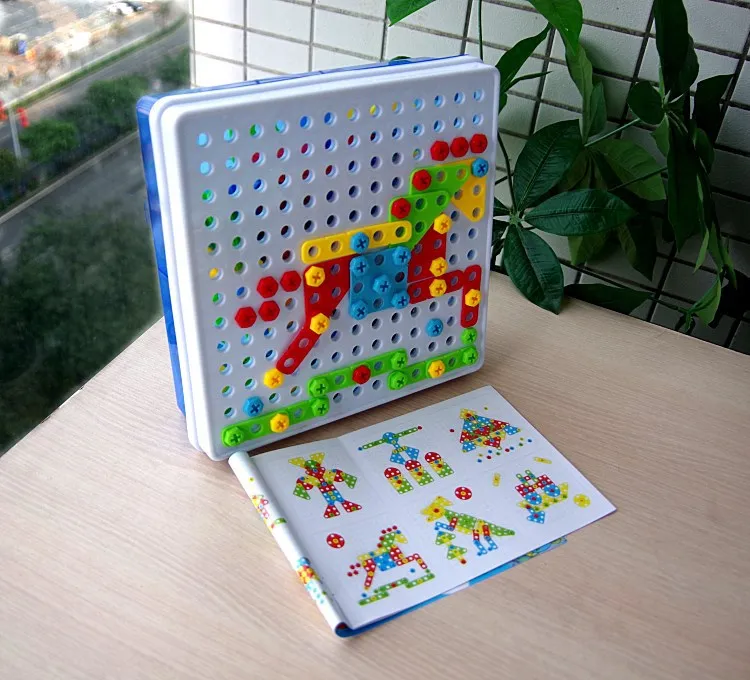 Screw Toy 3-4-5-6 a Year of Age Children'S Educational Shape Matching Assembled Toys GIRL'S And BOY'S Baby Gift