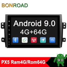 Bonroad Android OS 9,0 автомобильный Мультимедиа Стерео для SUZUKI SX4 2006/2007/2008/2012012 Автомобиль Радио Видео Стерео gps навигации(без DVD