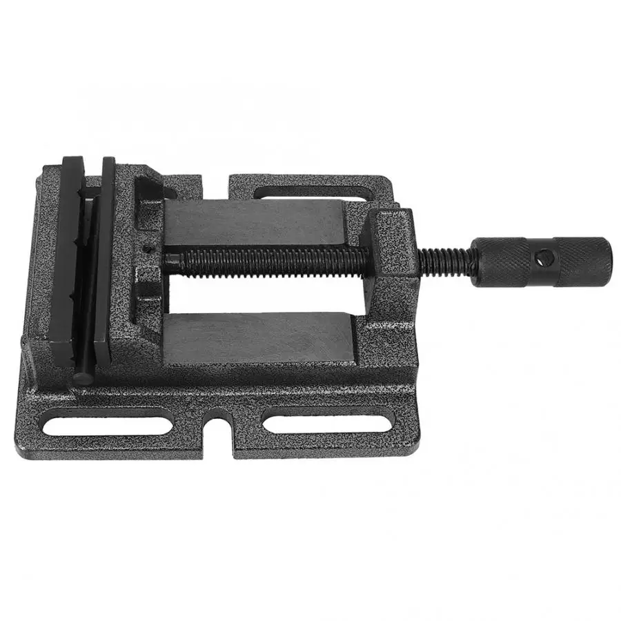 Press Vise Clamp German High Accuracy Durable Cast Iron Slotted Base Hand Tool For Easy Installation And Positioning