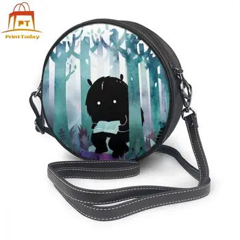

Monster Shoulder Bag A Quiet Spot Leather Bag Multifunctional Pattern Women Bags High quality Mini Women's Trendy Round Purse