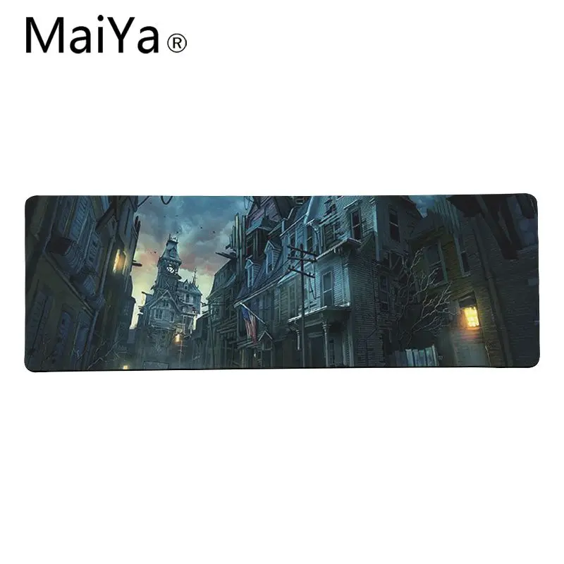 Maiya высокое качество тонущий город большой коврик для мыши ПК компьютерный коврик резиновый ПК компьютерный игровой коврик для мыши - Цвет: Lock Edge 40X90cm
