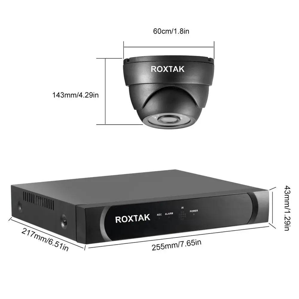 

720P 4 Channels CCTV 4 Camera Set Surveillance Kit Outdoor Home Security Camera Video Surveillance System 4CH DVR Kits