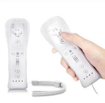 

For Nintend Wii 2 In 1 Set Wireless Bluetooth GamePad Remote Controller SYNC Joystick Left Hand+Nunchuck Optional Motion Plus