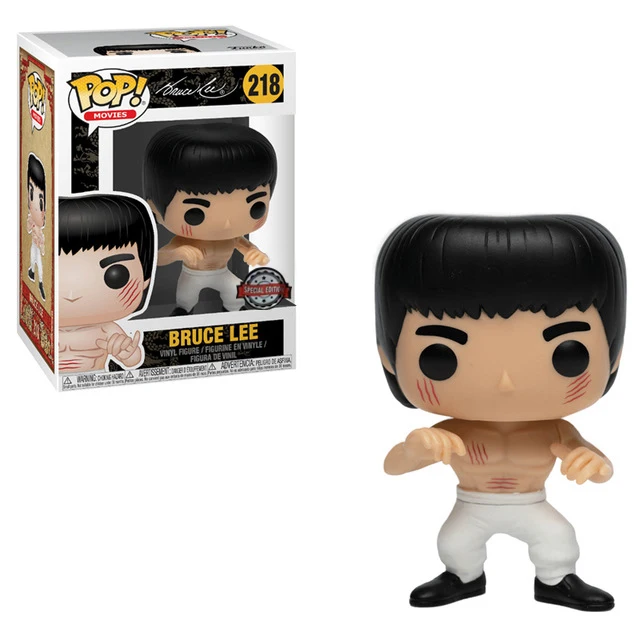 FUNKO POP New Arrival Limited Edition Bruce Lee Vinyl Action Figure Collectible Model Toys For Children Christmas Gift - Цвет: 218