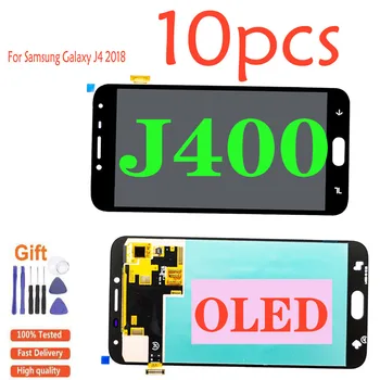

10 pcs AMOLED LCD For SAMSUNG Galaxy J4 J400 J400F J400F/DS J400G/DS SM-J400F LCD Display With Touch Screen Assembly Replacement