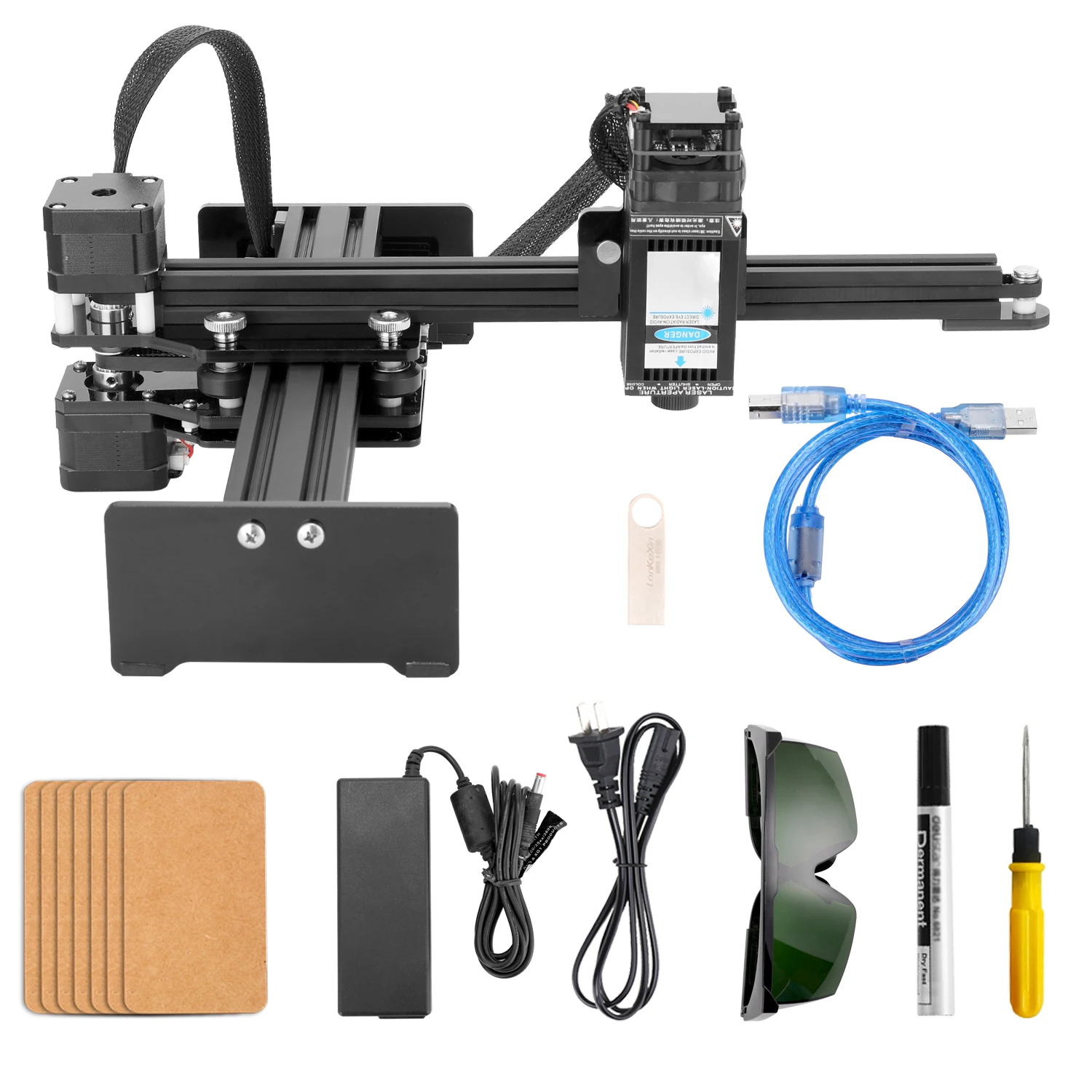 

Desktop Single Arm Engraver Portable DIY Engraving Carving Machine Mini Carver cnc wood router laser engraver CNC machine tool