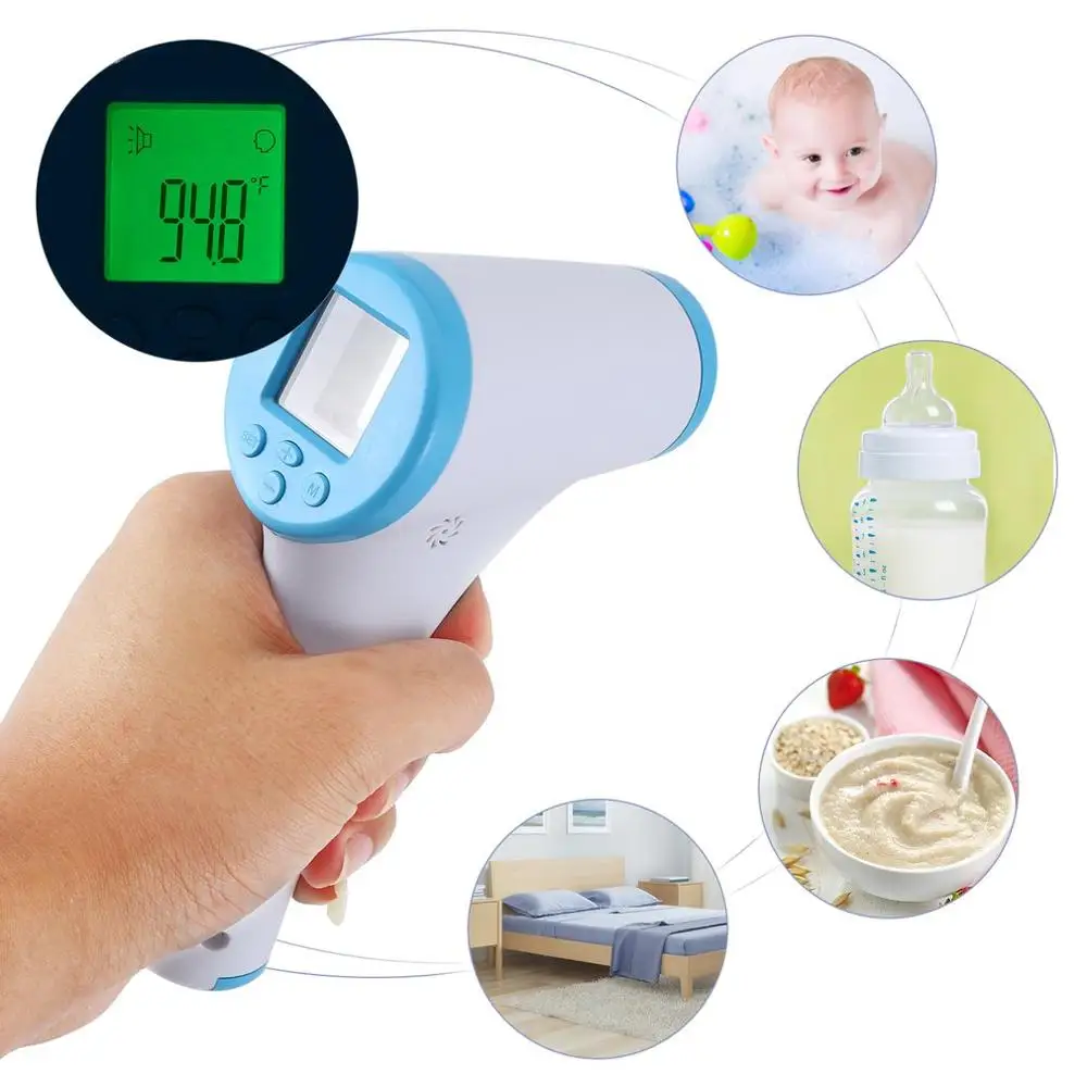 

Handheld Portable Non-Contact Infrared Thermometer High Precision Thermometer Temperature Meter Tool Household