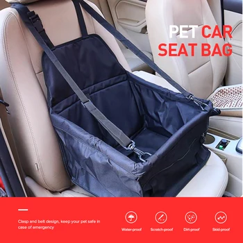 

Pet Car Seat Bag Carriers Small Animal Mat Blanket Safety Belt Cover Mat Car Front Seat Cushion Cover Protector For Dog Cat