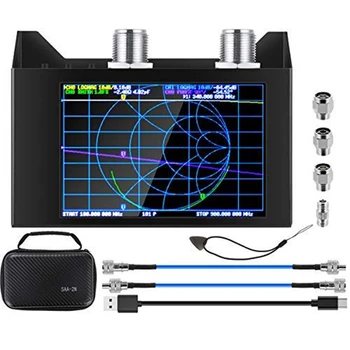 

SAA-2N V2.2 Vector Network Analyzer 50KHz-3GHz HF VHF UHF Antenna Analyzer Measuring S Parameters,With4Inch Display Case