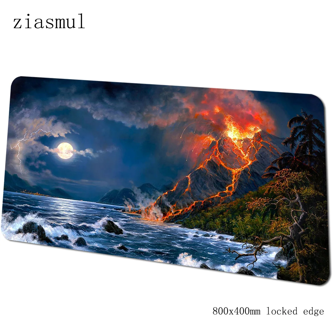 Volcanoes padmouse 800x400x3 мм игровой коврик для мыши великолепный коврик для мыши геймер компьютерный стол красочный Коврик notbook mousemate