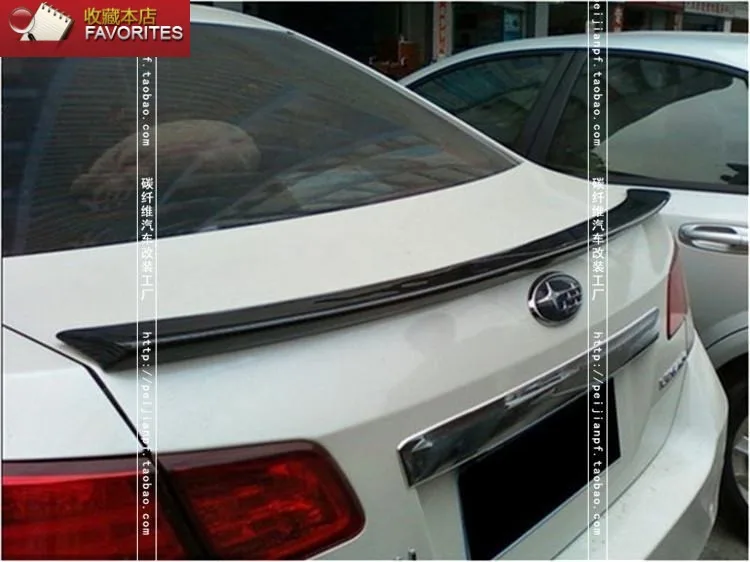 Подходит для Subaru legacy 2009-2010 задний спойлер из углеродного волокна заднее крыло