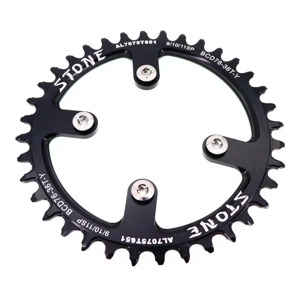 Каменная цепь 76 BCD для sram XX1 круглая 30T 32T 34 36 38T 40T зуб MTB велосипед велосипедная Звездочка зубная пластина 76bcd