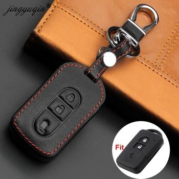Keyforkess custodia protettiva in pelle per chiave auto per Nissan Qashqai x-trail t31 prende i colpi Tiida Pathfinder Murano Note Juke Micra Almera Tiida - Jingyuqin custodia protettiva in pelle per chiave auto per Nissan Qashqai x trail t31 prende
