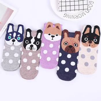 

Short Socks Casual Women Cotton Adult Sox Geometric Colorful Thin Sock Cartoon Female Spring Hip Hop Girls Calcetines Hombre