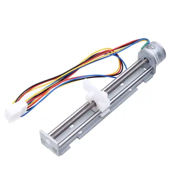 

18 Degree Stepper Motor Screw with Nut Slider + 2 Phase 4 Wire of DC 4-9V/500mA Driving Voltage Motor Parts Accessories