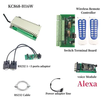

16 Gangs WIFI Relay Controller support for long distance transmission and WAN /LAN control and Alexa voice control