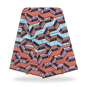 

Latest African Printing Fabric, Block Wax Print Fabrics For Chitenge/Kikwembe /Pagnes/Ankara/Kiteng 6 Yards YBGSW-110
