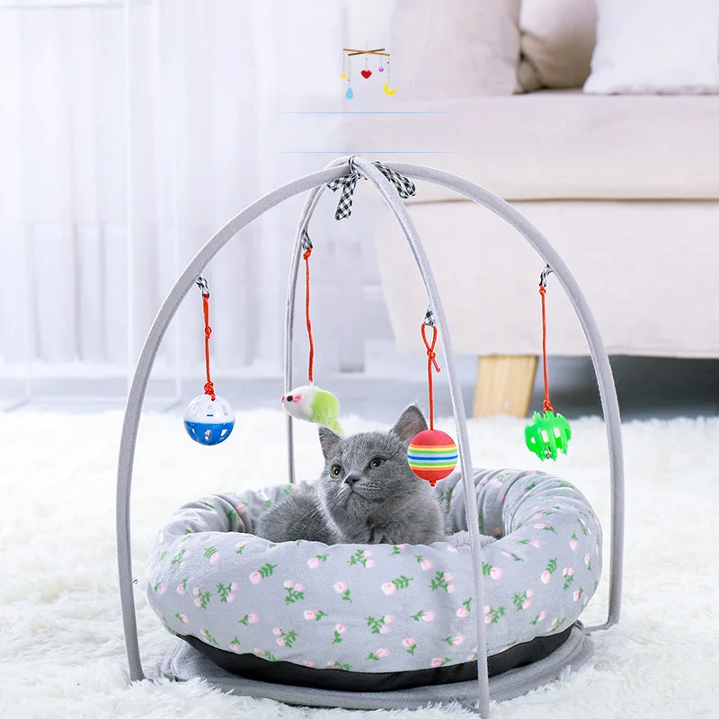 

Cat Nest Cat Kennel Nest Cat Bed Cat House Cat Tent Multi-Function Toy Pet Nest Cat Mattress Four Seasons Universal Cat Cushion