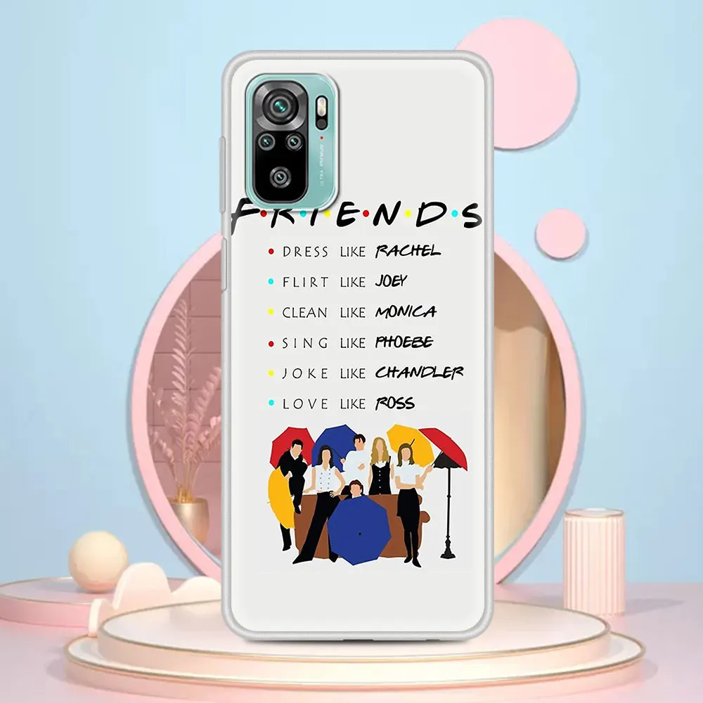 Best Friends Forever TV Case For Xiaomi Redmi Note 9S 8 Pro 9 10 5G 8T 7 9C 9A K40 9T Frosted Matte 7A 8A Soft Phone Cover Funda