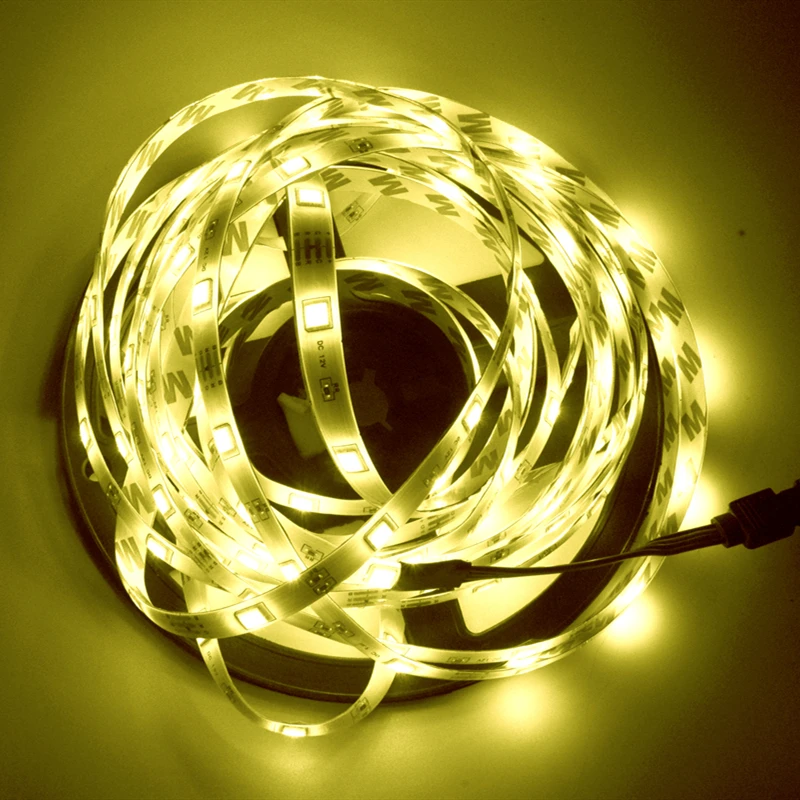 

Luces LED RGB 5050 Bluetooth Control LED Flexible Non Waterproof Led Light Strip for Christmas Livingroom Garden Bedroom