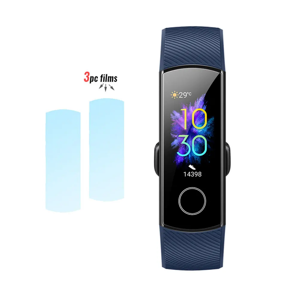 Умный Браслет huawei Honor Band 5, Оксиметр, NFC, волшебный цветной сенсорный экран, для плавания, для обнаружения сердечного ритма, сна, сна - Цвет: without NFC