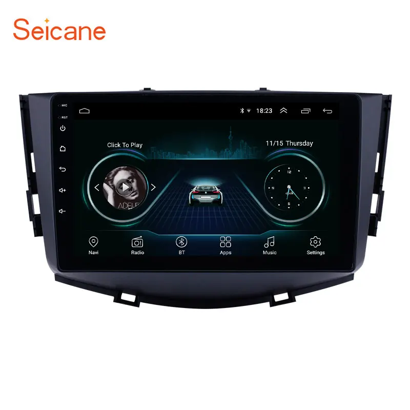 

Seicane Car GPS Radio 9 inch 2.5D screen Android 8.1 for Lifan X60 2011 2012 2013 2014 2015 2016 Unit player support DVR OBDII