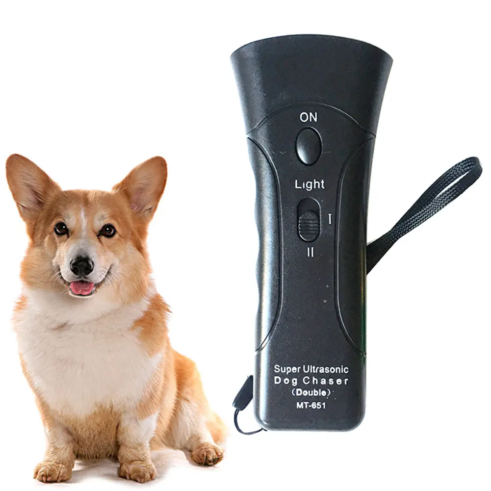 HOT Portable Ultrasonic Dog Repellent Handheld Bark Stopper Animal Attacks Repeller Dogs