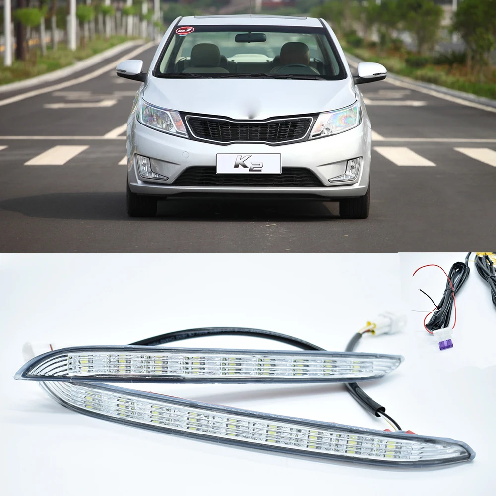 2 шт. Автомобильные светодиодные дневные ходовые огни 12 В | Автомобили и мотоциклы