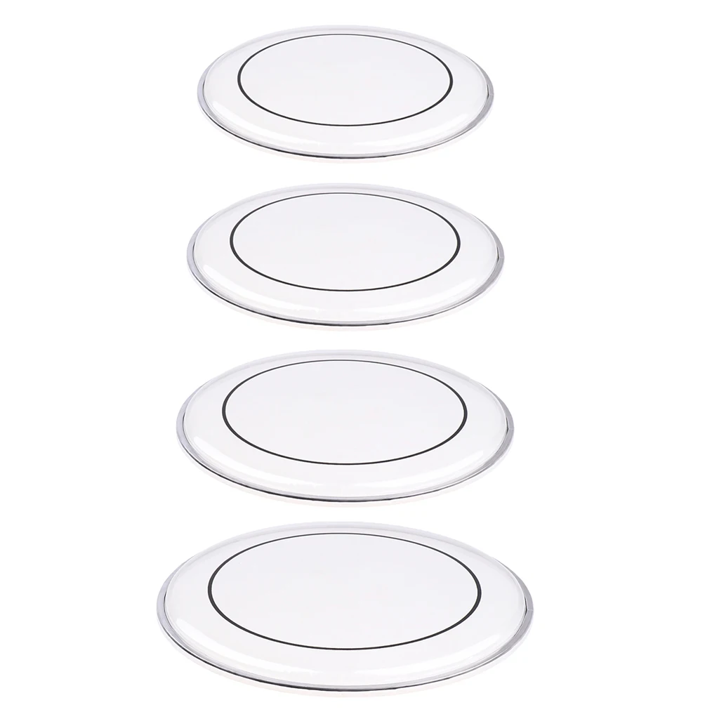 Transparent Double Layer Drumhead Drum Skin for Drum Set Parts Accessories 4 Sizes