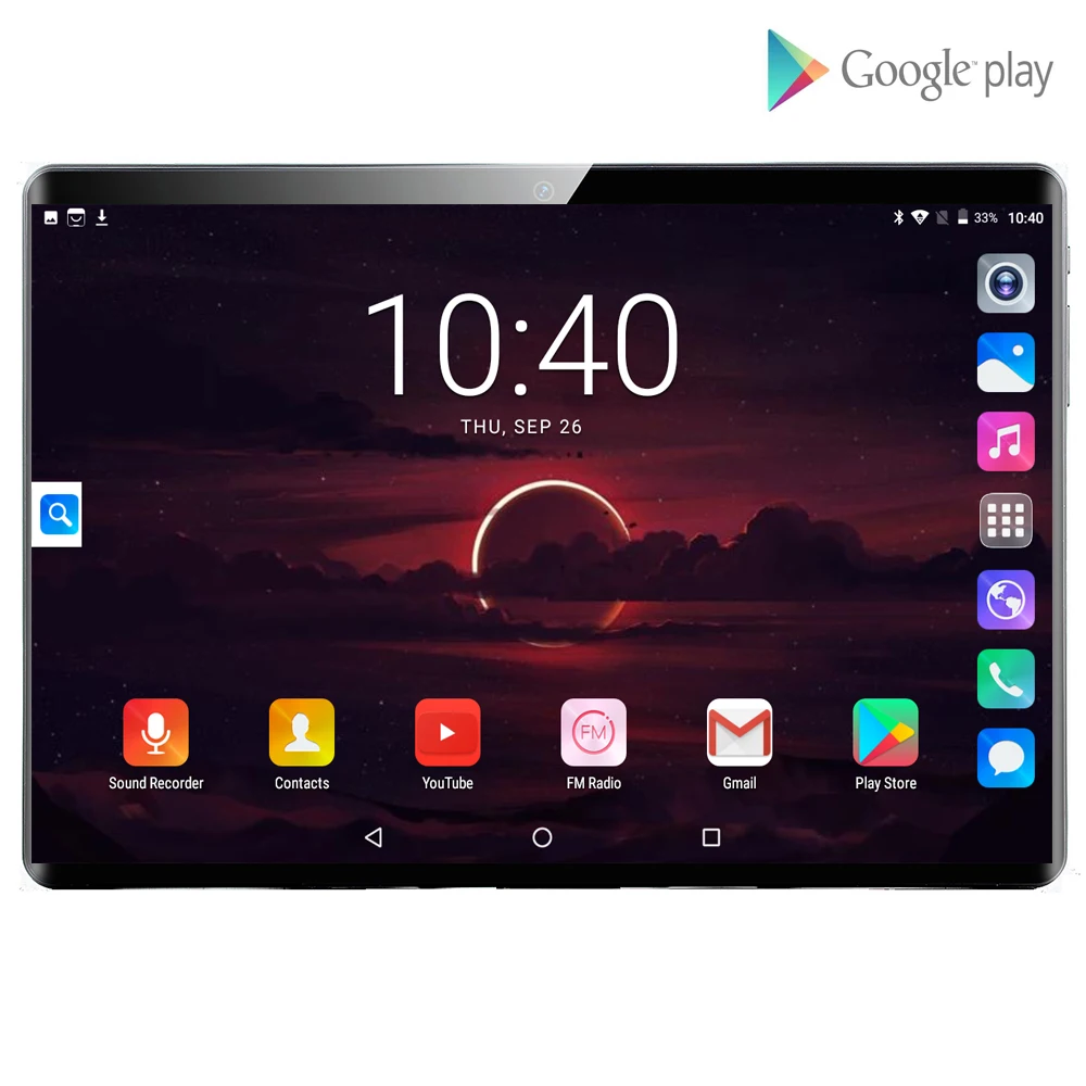 

10 inch tablet PC 3G 4G LTE Android 9.0 Octa Core tablets Ram 6GB Rom 64GB tablet IPS Dual SIM GPS tablet android 10.1polegadas