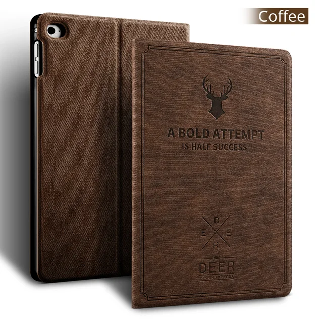 Coffee Чехол для нового iPad 9,7 5th 6th на магните с подставкой из искусственной кожи чехол смарт-чехол для IPad Air 1 2 5 6 поколения, коксовое покрытие - Цвет: Coffee