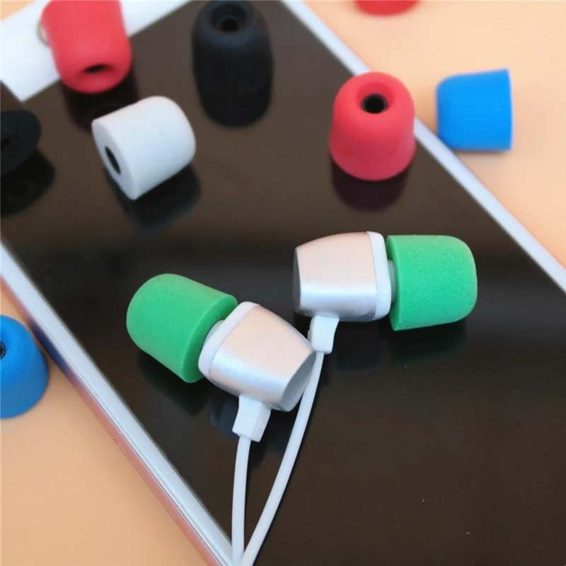 3 мм T100 наушники пены памяти ушные вкладыши для Shure SE215 SE425 SE535 снижение шума в ухо вкладыши подушки для наушников Губка ушные вкладыши - Цвет: T100 Green S